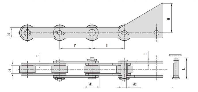 P100F243_<font color='red'><font color='red'>糖機(jī)</font>鏈</font> 工程鏈條